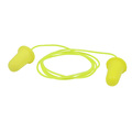 Urrea Corded Ear Plugs, Bell Shape, Yellow USTO2